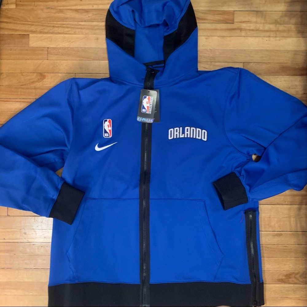 New Nike NBA Orlando Magic Showtime Authentic Full Zip Hoodie Men's L, XL NWT - Picture 1 of 6
